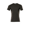 Thermo T-shirt polypropyleen - kleur donkerantraciet/zwart maat XS